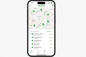 RasidGO map and navigation screen